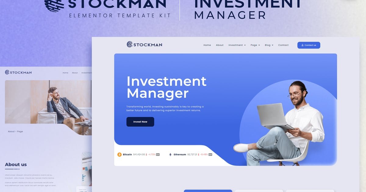 Stockmen - Investment Manager Template Kit - Nulled Download - EmpireGPL