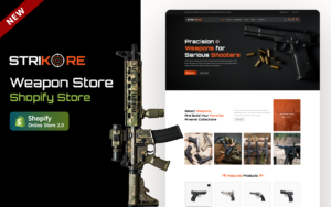 Strikore – Gun Shop & Tactical Store Shopify 2.0 Theme Shopify Theme - Nulled Download - EmpireGPL