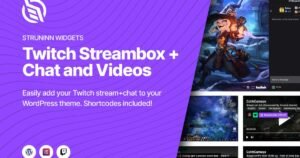 Struninn - Twitch Streambox and Chat For Elementor - Nulled Download - EmpireGPL