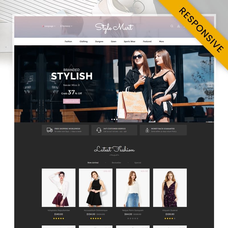 StyleMart – Fashion Store OpenCart Responsive Template OpenCart Template – Nulled Download – EmpireGPL