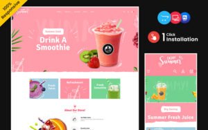 Summer - Juice and Ice cream and Drink Multipurpose OpenCart Store OpenCart Template - Nulled Download - EmpireGPL
