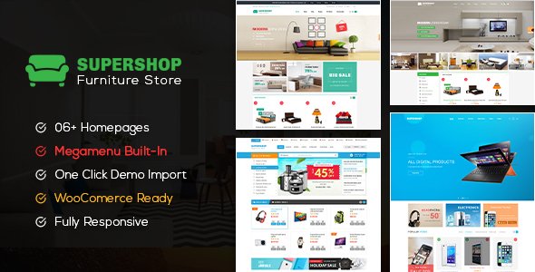 Supershop - Responsive WooCommerce Shopping WordPress Theme (6+ Homepage Layouts Ready) - Nulled Download - EmpireGPL