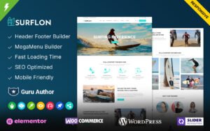 Surflon - Surfing Club and Surf Board Elementor WordPress Theme - Nulled Download - EmpireGPL