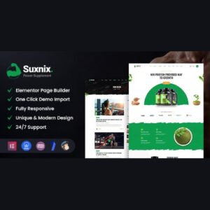 Suxnix - Health Supplement WordPress Theme - Nulled Download - EmpireGPL