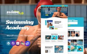 Svime - Swimming Academy And Training Multipurpose WordPress Elementor Theme WordPress Theme - Nulled Download - EmpireGPL