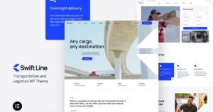 SwiftLine - Logistics Transport Truck Courier - Nulled Download - EmpireGPL