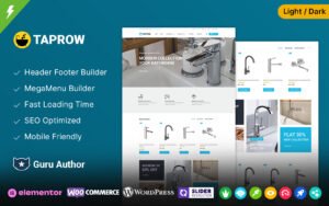 Taprow - Plumbing Bathroom Accessories and Sanitary and Tools WooCommerce Theme - Nulled Download - EmpireGPL