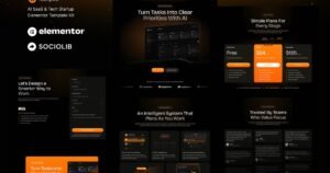 Taskpad - AI Saas & Tech Startup Elementor Template Kit - Nulled Download - EmpireGPL