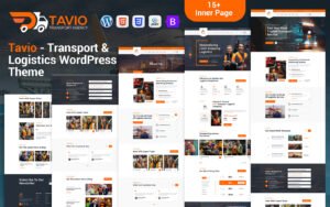 Tavio - Transportation & Logistics WordPress Theme - Nulled Download - EmpireGPL