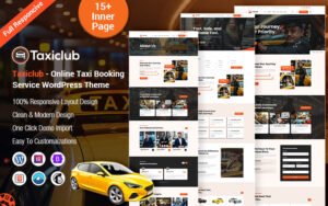 Taxiclub - Online Taxi Booking Service WordPress Theme - Nulled Download - EmpireGPL