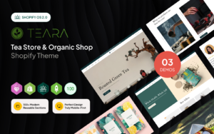 Teara - Tea Store & Organic Shop Shopify Theme OS 2.0 - Nulled Download - EmpireGPL