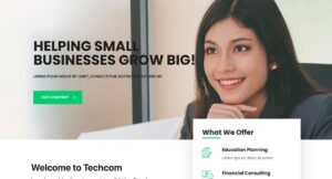 Techcom - Investment Consulting Elementor Template Kit - Nulled Download - EmpireGPL