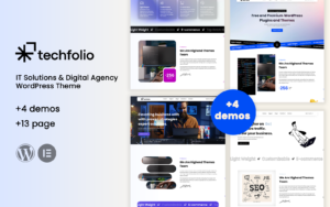 Techfolio - IT Solutions & Digital Agency WordPress Theme - Nulled Download - EmpireGPL