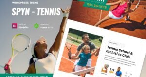 Tennis Club WordPress Theme - Nulled Download - EmpireGPL