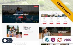 Tennisco - Tennis & Sports Club Elementor WordPress Responsive Theme WordPress Theme - Nulled Download - EmpireGPL