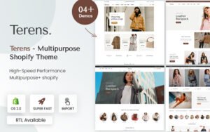 Terens - Multipurpose Minimal Clean 2.0 Shopify Theme - Nulled Download - EmpireGPL