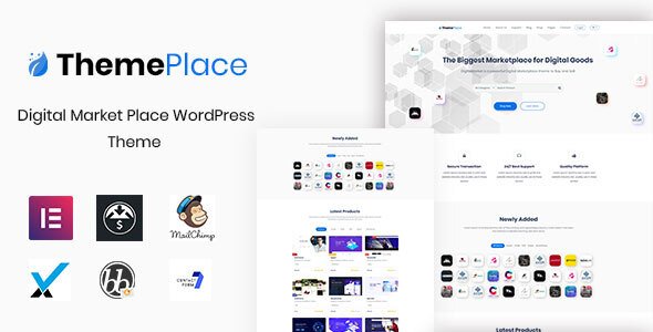 ThemePlace - Marketplace WordPress Theme - Nulled Download - EmpireGPL