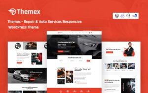 Themex - Repair & Auto Services Responsive WordPress Theme - Nulled Download - EmpireGPL