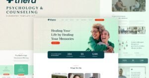 Thera - Psychology & Counseling Elementor Template Kit - Nulled Download - EmpireGPL