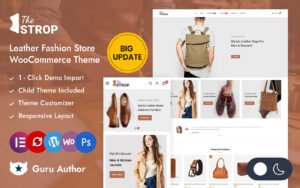 TheStrop - Leather Fashion Store Elementor WooCommerce Responsive Theme WooCommerce Theme - Nulled Download - EmpireGPL