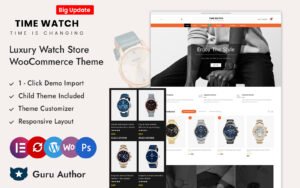 Time Watch Store Elementor WooCommerce Responsive Theme WooCommerce Theme - Nulled Download - EmpireGPL