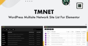 TMNET WordPress Multisite Site List For Elementor - Nulled Download - EmpireGPL