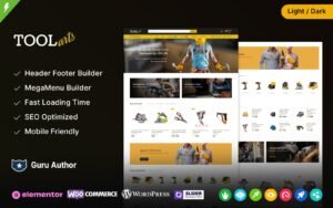 ToolArts - Power Tools and Equipments Elementor WooCommerce Theme - Nulled Download - EmpireGPL