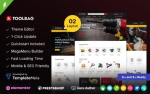 Toolbag - Tools & Hardware Store PrestaShop Responsive Theme PrestaShop Theme - Nulled Download - EmpireGPL