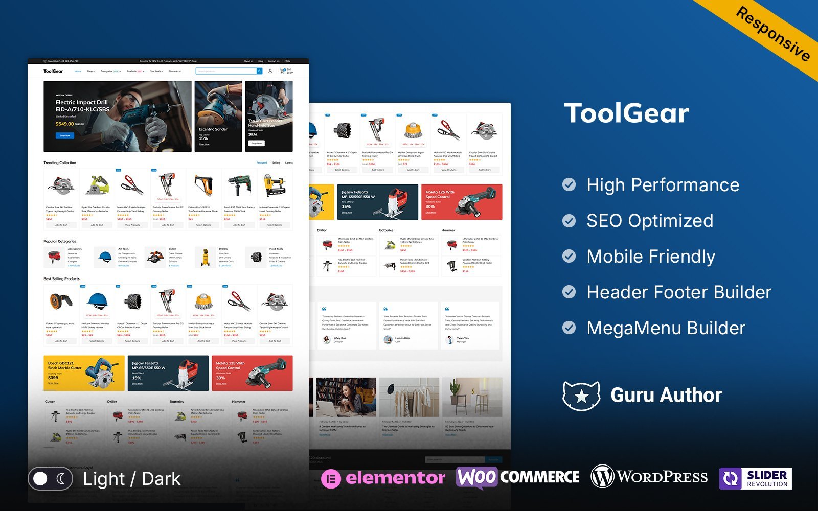 Toolgear – Tools Parts and Equipment Responsive WooCommerce Multipurpose Theme WooCommerce Theme – Nulled Download – EmpireGPL