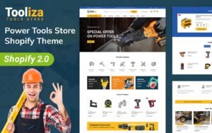 Tooliza - Auto, Tools and Hardware Store Shopify 2.0 Responsive Theme Shopify Theme - Nulled Download - EmpireGPL