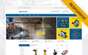 Tools Bazar - HandTools Store OpenCart Responsive Template OpenCart Template - Nulled Download - EmpireGPL