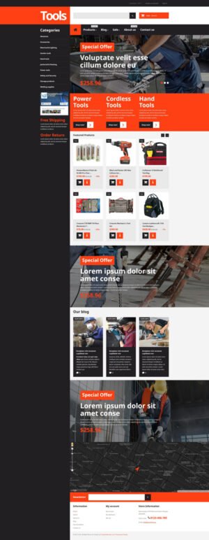Tools & Equipment Responsive Shopify Theme - Nulled Download - EmpireGPL