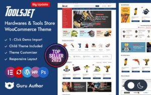 Toolsjet - Hardware and Tools Store Elementor WooCommerce Responsive Theme WooCommerce Theme - Nulled Download - EmpireGPL