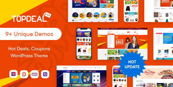TopDeal - Multi Vendor Marketplace Elementor WooCommerce WordPress Theme (Mobile Layouts Ready) - Nulled Download - EmpireGPL