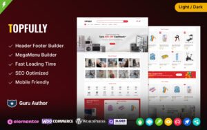 TopFully - Mega Shop Multipurpose WooCommerce Theme - Nulled Download - EmpireGPL
