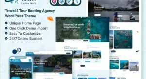 Tourm - Travel & Tour Booking Agency WordPess Theme - Nulled Download - EmpireGPL