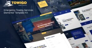 Towigo – Emergency Towing Services Elementor Template Kit - Nulled Download - EmpireGPL