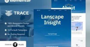 Trace – Environmental Change Documentation Drone Elementor Kit - Nulled Download - EmpireGPL