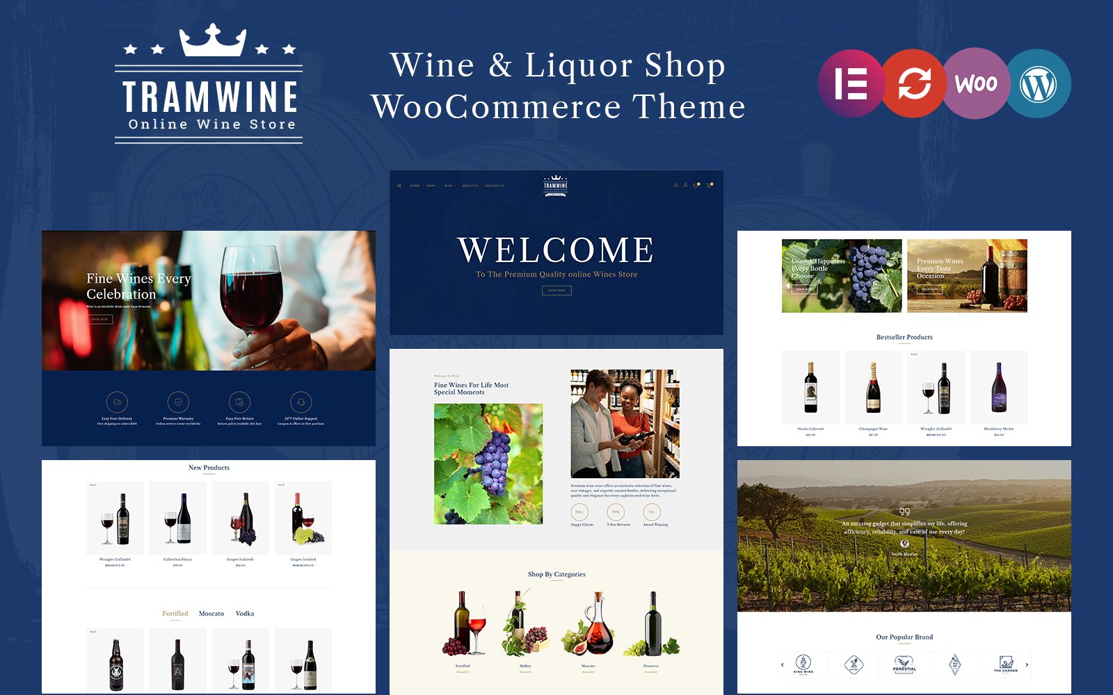 Tramwine - Liquor & Wine Shop WooCommerce Theme - Nulled Download - EmpireGPL