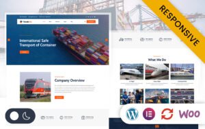 Tranetic - Transportation and Logistics Elementor WordPress Responsive Theme WordPress Theme - Nulled Download - EmpireGPL