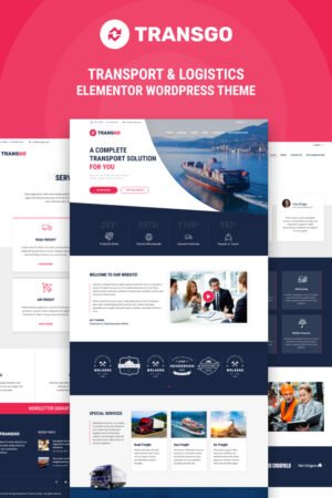 TransGo - Transport & Logistics WordPress Elementor Theme (RTL Supported) WordPress Theme - Nulled Download - EmpireGPL