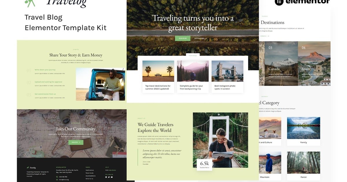 Travelog – Travel Blog Elementor Template Kit – Nulled Download – EmpireGPL Travelog – Travel Blog Elementor Template Kit – Nulled Download – EmpireGPL
