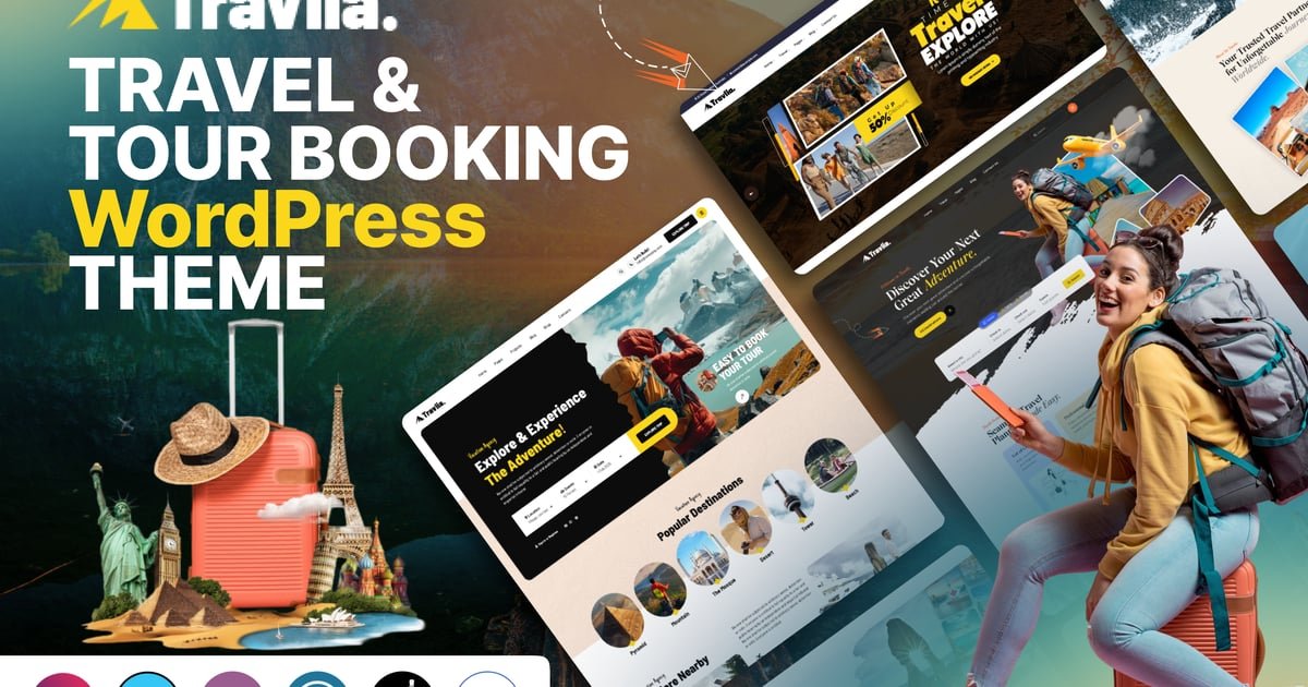Travlia - Travel & Tour Booking WordPress Theme - Nulled Download - EmpireGPL
