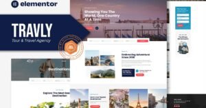Travly - Tour & Travel Agency Elementor Template Kit - Nulled Download - EmpireGPL