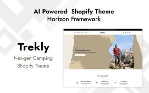 Trekly – Nex-gen Camping Shopify Theme - AI Powered Horizon Framework - Nulled Download - EmpireGPL