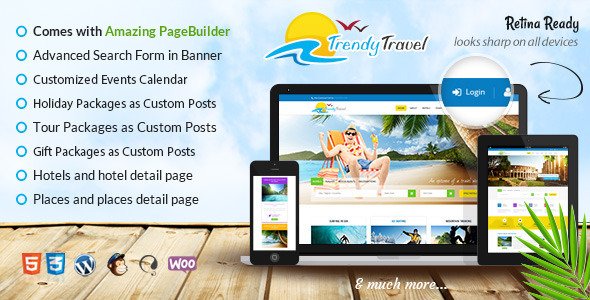 Trendy Travel WordPress - Nulled Download - EmpireGPL