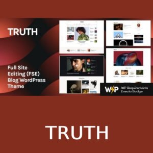 Truth - Full Site Editing (FSE) Blog WordPress Theme - Nulled Download - EmpireGPL