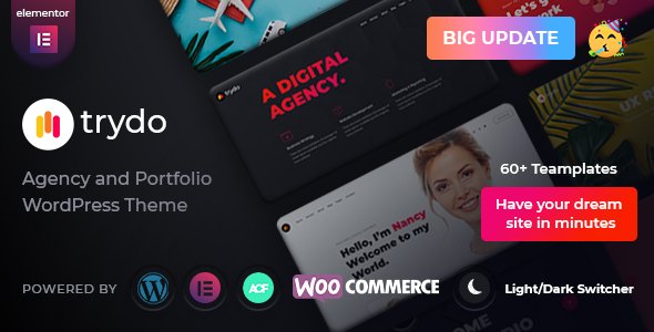 Trydo - Agency & Portfolio WordPress Theme - Nulled Download - EmpireGPL