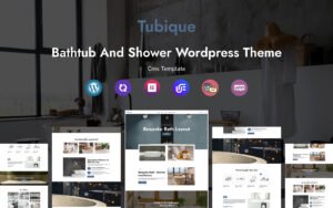 Tubique - Bathtub , Bath Tap And Shower Plumbing Services Multipurpose Responsive WordPress Theme - Nulled Download - EmpireGPL