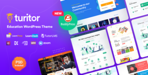 Turitor - Education WordPress Theme - Nulled Download - EmpireGPL